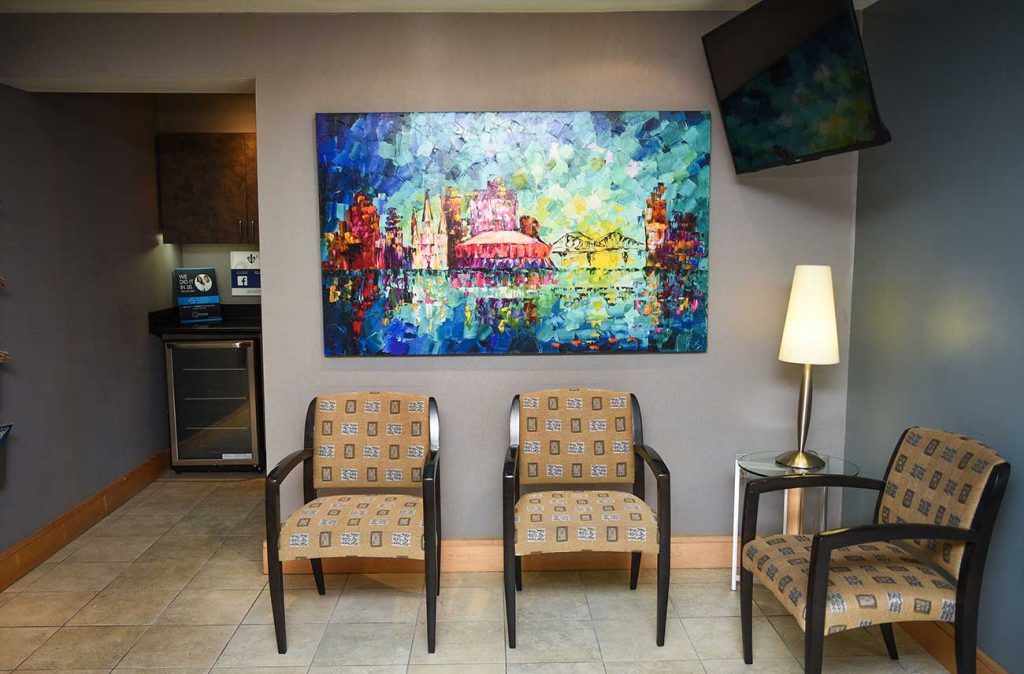 Fleur de Lis Dental Care - Wall art 01